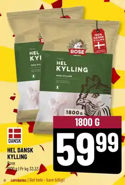 Løvbjerg HEL DANSK KYLLING tilbud