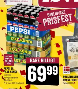 Løvbjerg PEPSI EL. FAXE KONDI tilbud