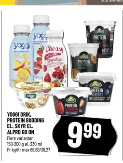 Løvbjerg YOGGI DRIK, PROTEIN BUDDING EL. SKYR EL. ALPRO GO ON tilbud