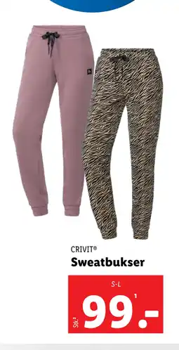 Lidl Sweatbukser tilbud