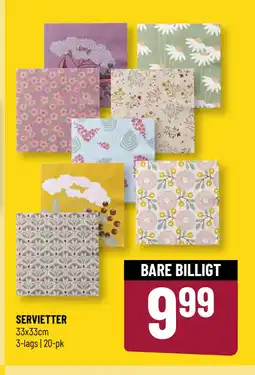 Løvbjerg SERVIETTER tilbud