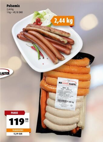 Scandinavian Park Pølsemix tilbud