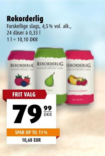 Scandinavian Park Rekorderlig tilbud