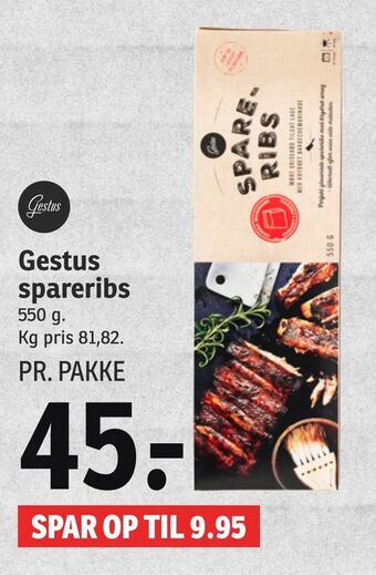SPAR Gestus spareribs tilbud