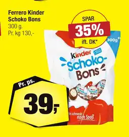 Calle Ferrero Kinder Schoko Bons tilbud