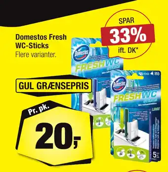 Calle Domestos Fresh WC-Sticks tilbud