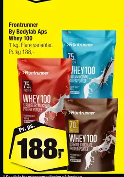 Calle Frontrunner By Bodylab Aps Whey 100 tilbud