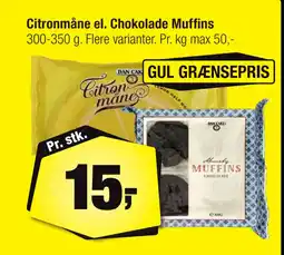 Calle Citronmåne el. Chokolade Muffins tilbud