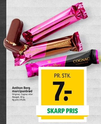 SPAR Anthon Berg marcipanbrød tilbud