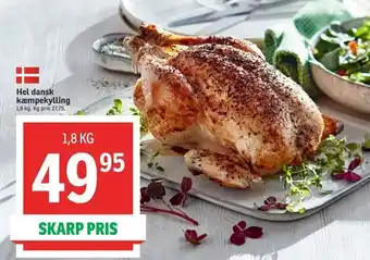 SPAR Hel dansk kæmpekylling tilbud