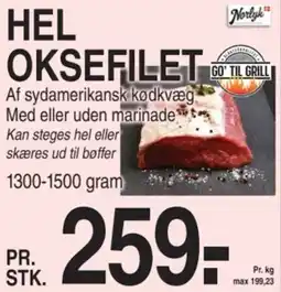 ABC Lavpris HEL OKSEFILET tilbud