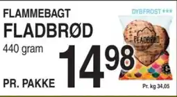 ABC Lavpris FLAMMEBAGT FLADBRØD tilbud