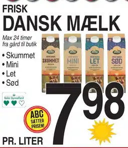 ABC Lavpris DANSK MÆLK tilbud
