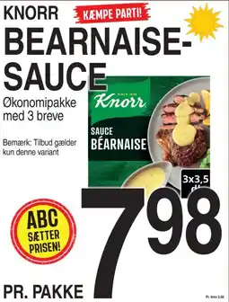 ABC Lavpris BEARNAISE- SAUCE tilbud