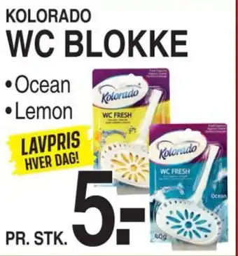 ABC Lavpris KOLORADO WC BLOKKE tilbud