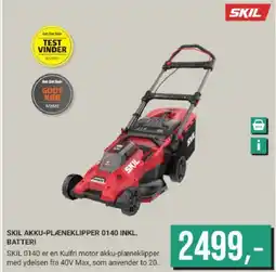 Harald Nyborg SKIL AKKU-PLÆNEKLIPPER 0140 INKL. BATTERI tilbud