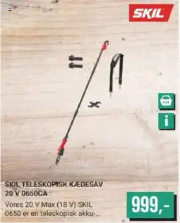 Harald Nyborg SKIL TELESKOPISK KÆDESAV 20 V 0650CA tilbud