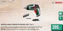 Harald Nyborg BOSCH AKKU-SKRUETRÆKKER IX07 3,6 V tilbud
