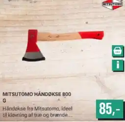 Harald Nyborg MITSUTOMO HÅNDØKSE 800 G tilbud