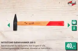Harald Nyborg MITSUTOMO BÆNKHAMMER 300 G tilbud