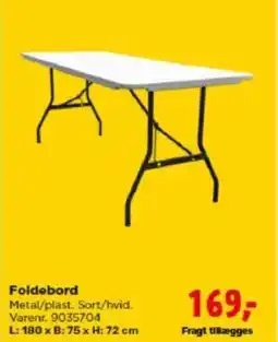 jem & fix Foldebord tilbud