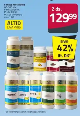 Fleggaard Fitness Kosttilskud tilbud