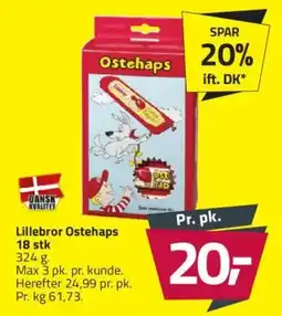 Fleggaard Lillebror Ostehaps 18 stk tilbud
