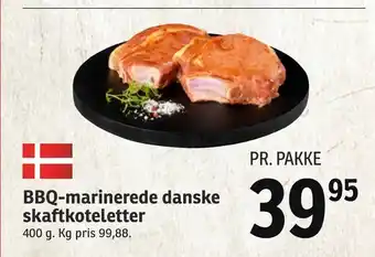 BBQ-marinerede danske skaftkoteletter