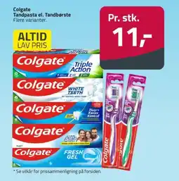 Fleggaard Colgate Tandpasta el. Tandbørste tilbud