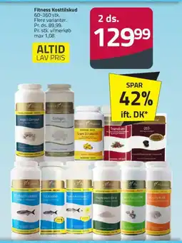 Fleggaard Fitness Kosttilskud tilbud