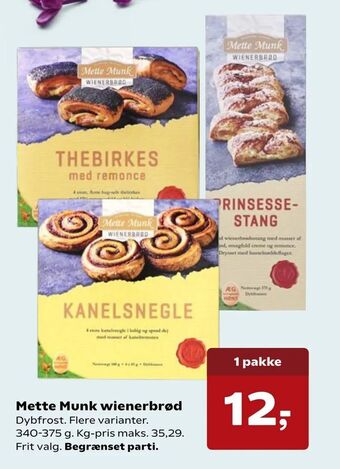 Mette Munk wienerbrød