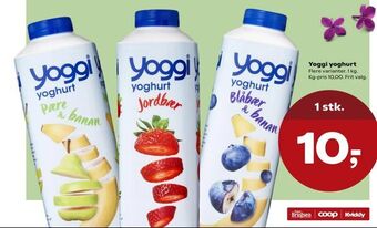 SuperBrugsen Yoggi yoghurt tilbud