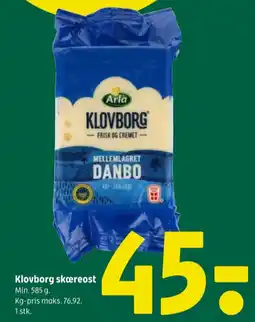Skæreost Danbo Mellemlagret
