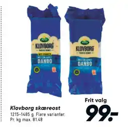 Bilka Skæreost Danbo Mellemlagret Kommen tilbud
