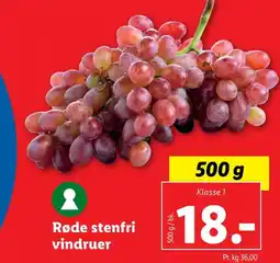 Lidl Vindruer tilbud