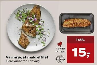 SuperBrugsen Varmrøget makrelfilet tilbud