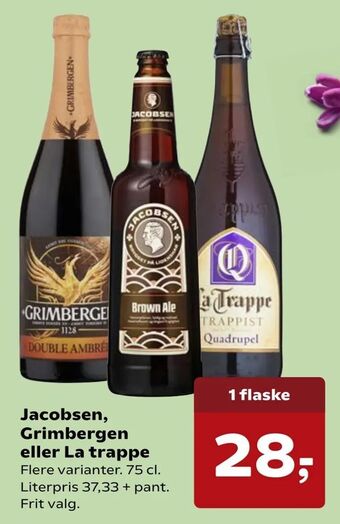 Jacobsen, Grimbergen eller La trappe
