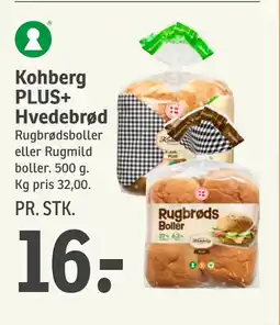 SPAR Kohberg PLUS+ Hvedebrød tilbud