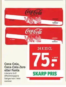 SPAR Coca-Cola, Coca-Cola Zero eller Fanta tilbud