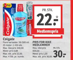 SPAR Colgate tilbud