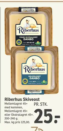 SPAR Riberhus Skiveost tilbud