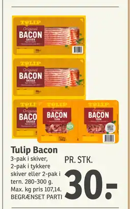 SPAR Tulip Bacon tilbud