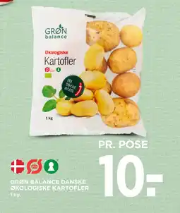 MENY GRØN BALANCE DANSKE ØKOLOGISKE KARTOFLER tilbud