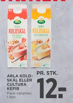 MENY ARLA KOLDSKÅL ELLER CULTURA KEFIR tilbud