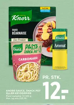 MENY KNORR SAUCE, SNACK POT ELLER KRYDDERIER tilbud