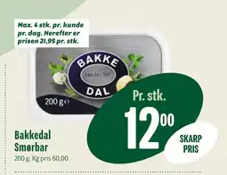 Min Købmand Bakkedal Smørbar tilbud