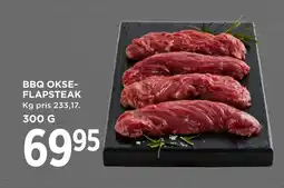 MENY BBQ OKSEFLAPSTEAK tilbud