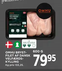 MENY OMHU BRYST FILET AF DANSK VELFÆRDS KYLLING tilbud