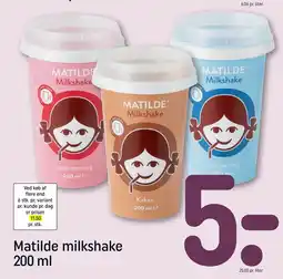 REMA 1000 Matilde milkshake 200 ml tilbud