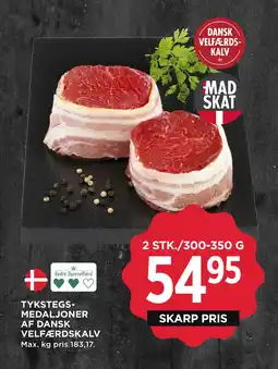 MENY TYKSTEGSMEDALJONER AF DANSK VELFÆRDSKALV tilbud